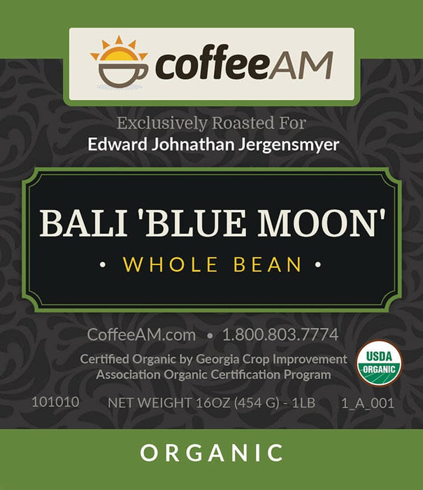 Organic Bali Blue Moon Coffee