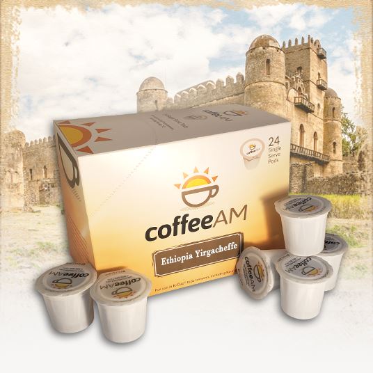 Ethiopia Yirgacheffe Coffee, Single Serve
