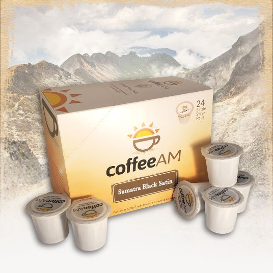 Sumatra Black Satin Coffee, Single Serve