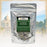 Tea package labeled 'Authentic Chai Masala' with a blurred background of a famous monument.