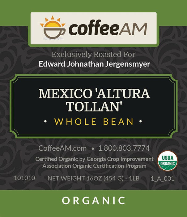 Organic Mexico 'Altura Tollan' Coffee