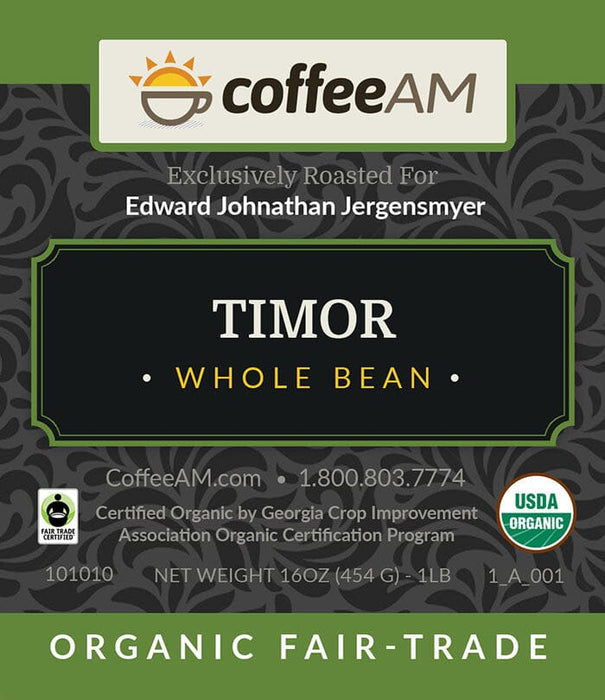 Organic Timor Fair Trade Coffee
