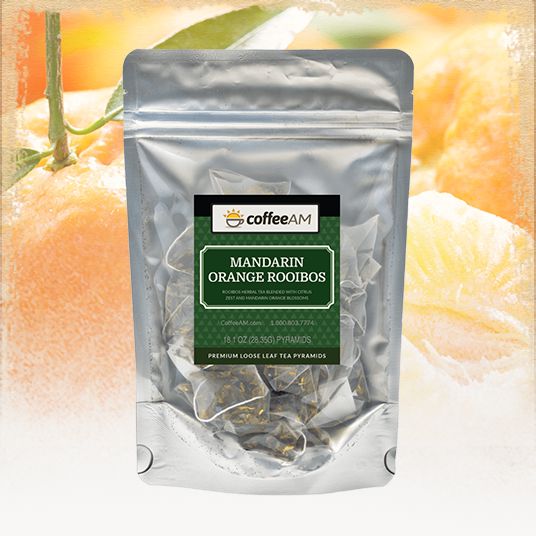Mandarin Orange Rooibos Pyramid Tea