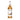 white background with a bottle, brown, and white label