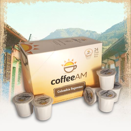 Colombia Supremo Coffee, Single Serve