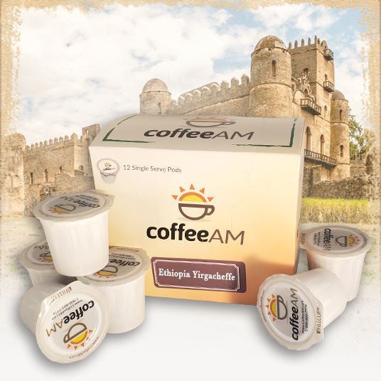 Ethiopia Yirgacheffe Coffee, Single Serve — CoffeeAM