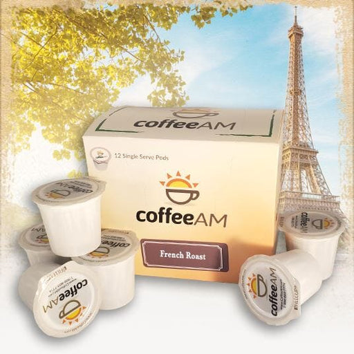 French Roast Coffee, Single Serve 12pk Half-Pound Promo