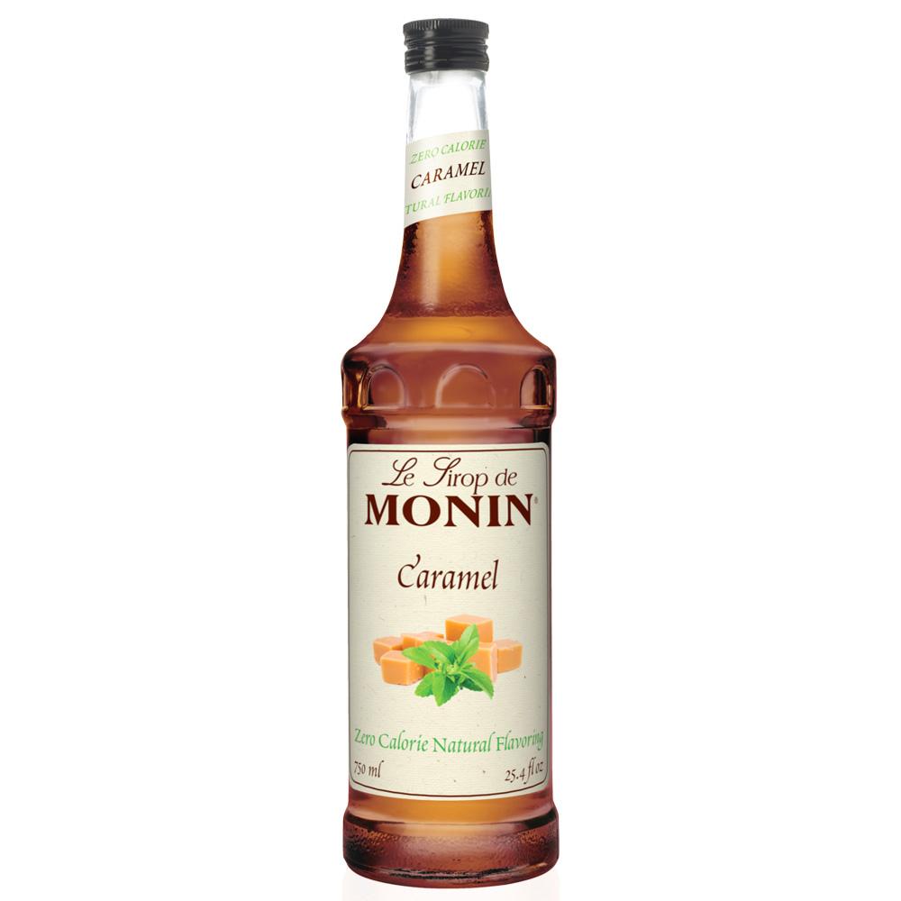 Monin Zero Calorie Natural Caramel Syrup 750 ml — CoffeeAM