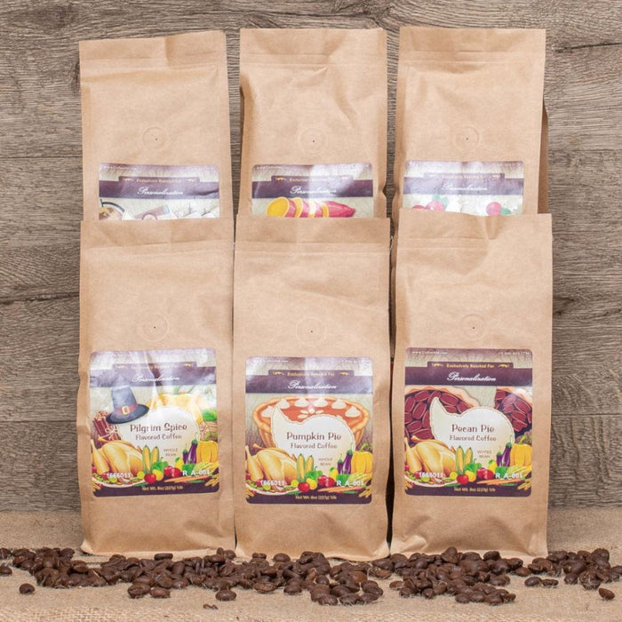 pecan-pie-flavored-coffee-thanksgiving-theme