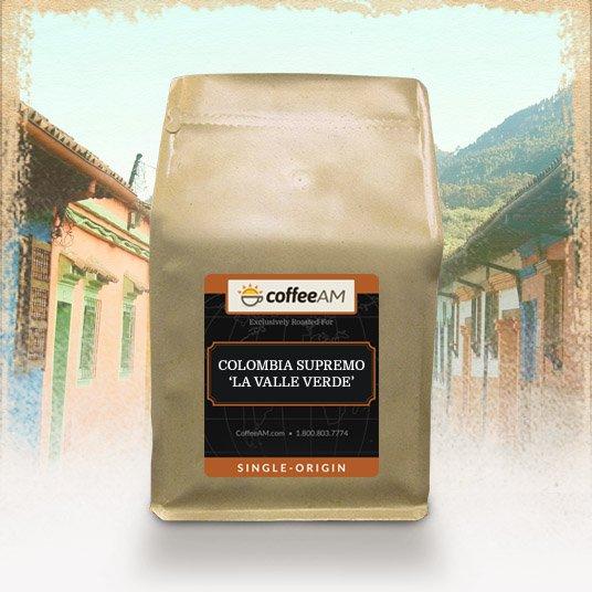 Colombia Supremo 'La Valle Verde' Gourmet Coffee — CoffeeAM