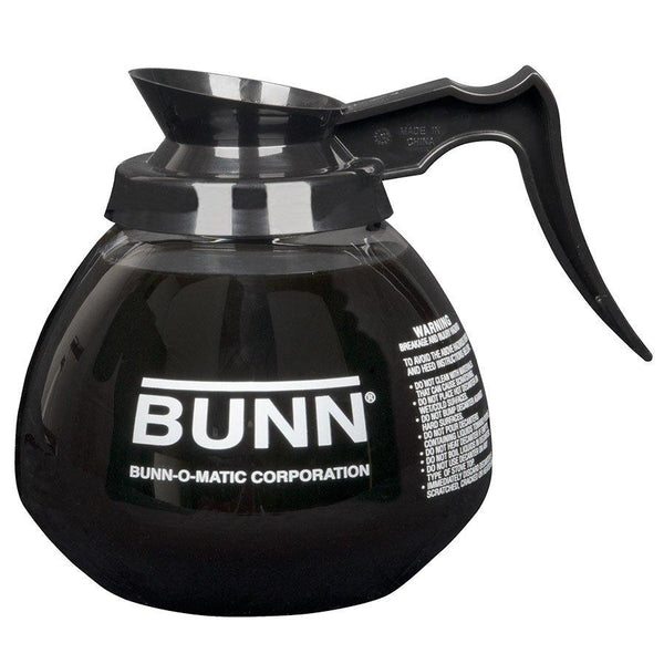 BUNN DECANTER, GLASS-BLK (12 CUP)  CoffeeAM