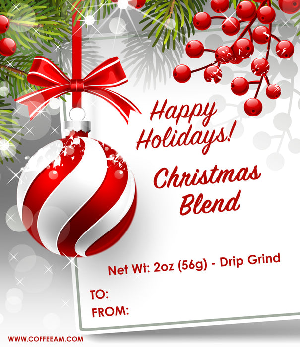 Holiday Coffee Gift Tags