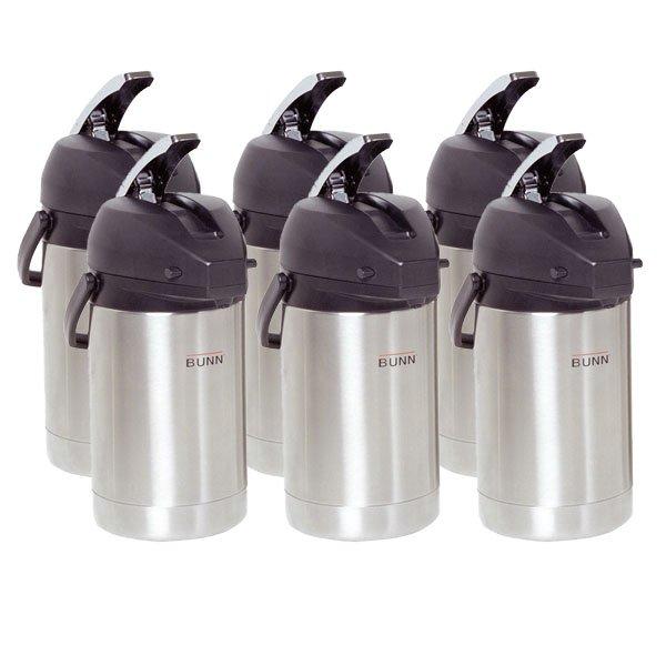 Case of 6 BUNN AIRPOTS, SST 2.5L — CoffeeAM