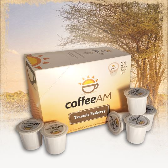 Tanzania Peaberry Coffee, Single Serve